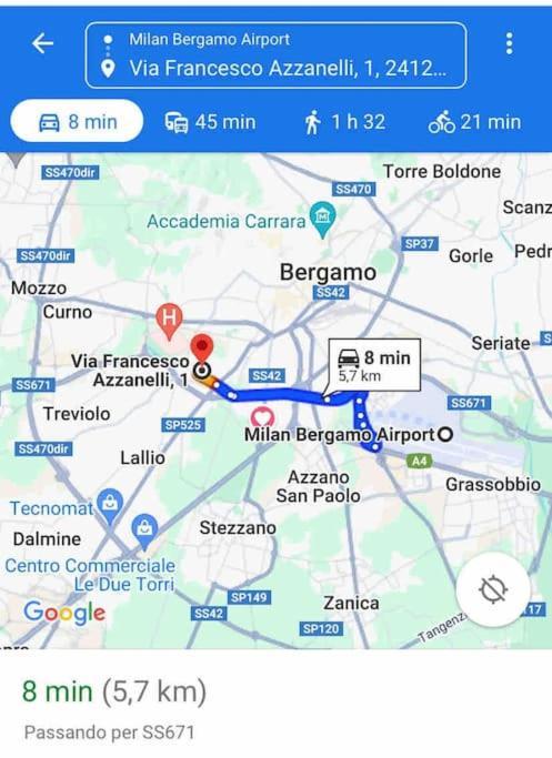 Da Antonella Lejlighed Bergamo Eksteriør billede